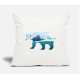 Bear Environmental Protection Climate Protection Natural White Pillow